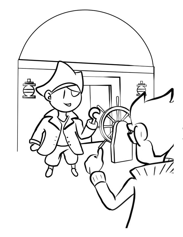 Let's try on the pirate costume